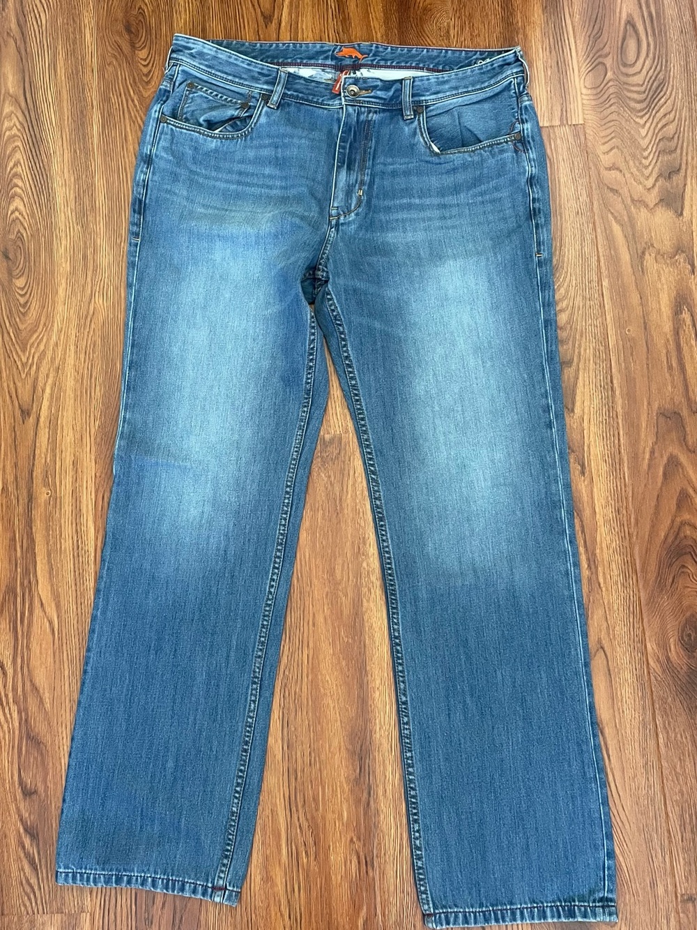 Tommy Bahama Jeans Men's Blue Cayman Denim Straight Leg 38x34 Pants Authentic